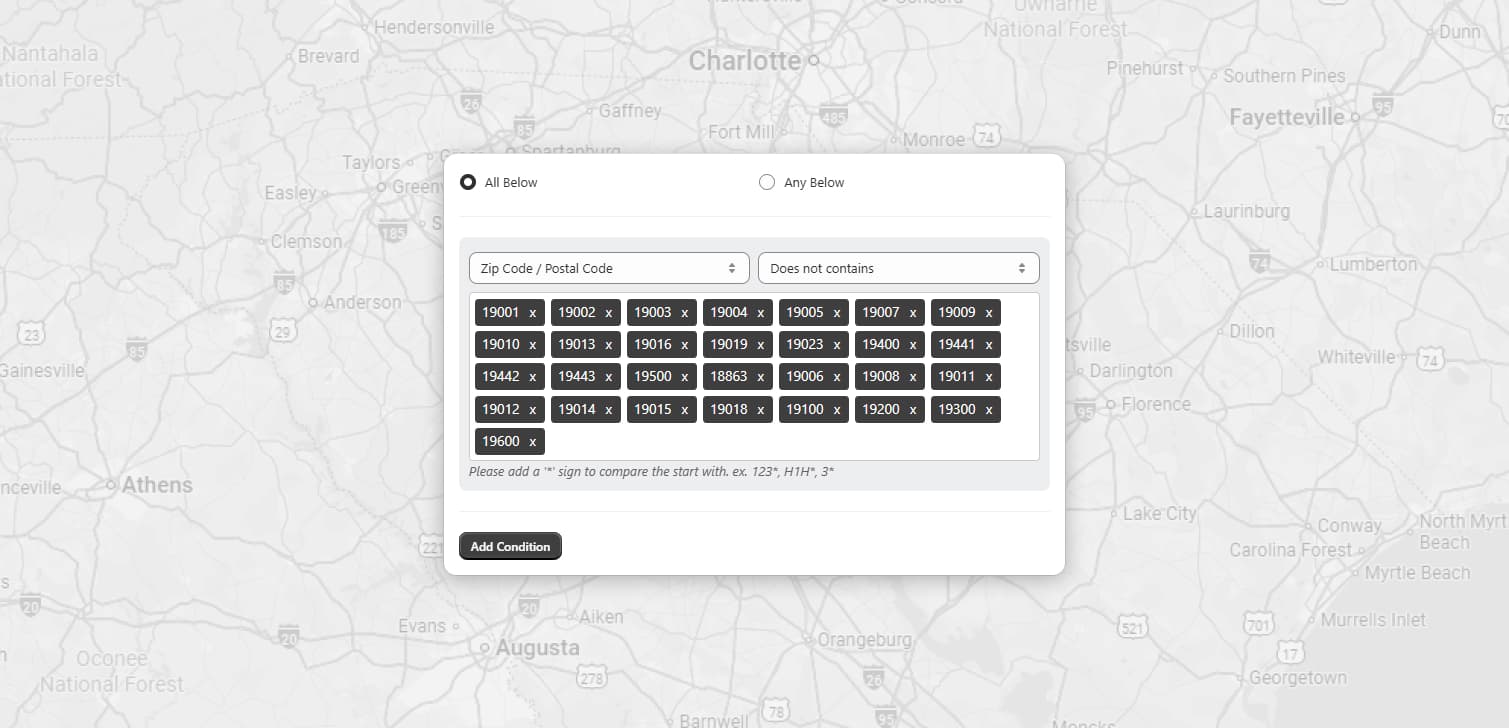 How to set Shopify shipping rates by ZIP code
